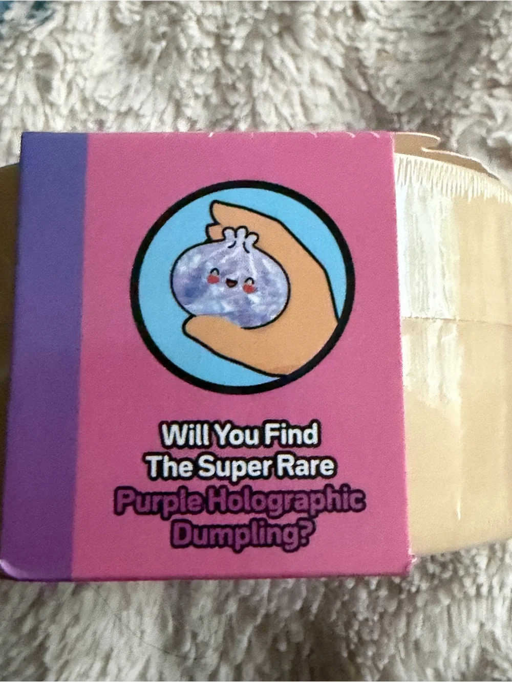 The Original Mystery Dumpling Purple Holographic Edition Plush Toy
